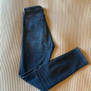 Acne studios peg mid blue jeans